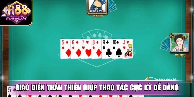 Giao diện thân thiện giúp thao tác tại nền tảng cực kỳ dễ dàng