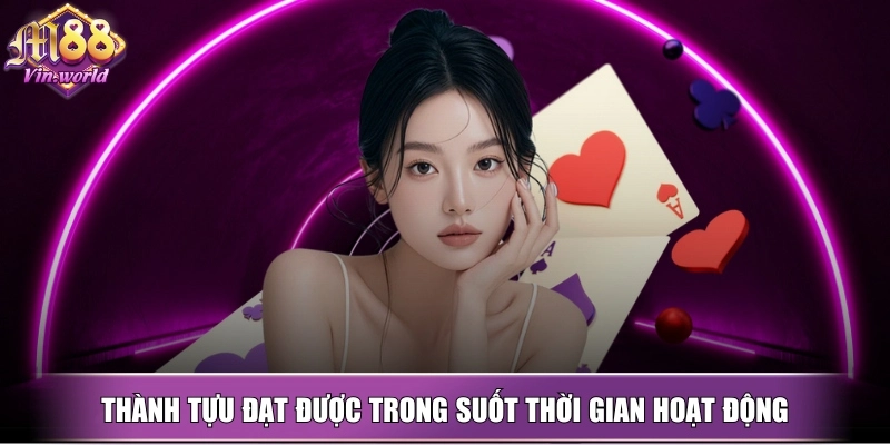 Thành tựu đạt được trong suốt thời gian hoạt động