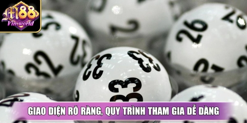 Xổ số M88vin – Trải nghiệm số hấp dẫn, đổi đời mỗi ngày Giao diện rõ ràng, quy trình tham gia dễ dàng cho cả người mới bắt đầu